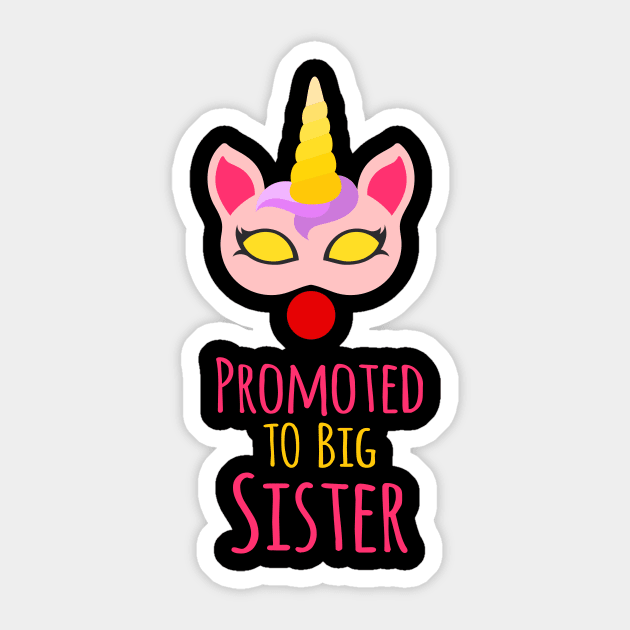 Promoted to Big Sister Sticker by WildZeal